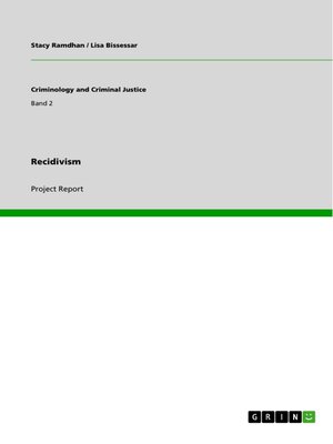cover image of Recidivism
